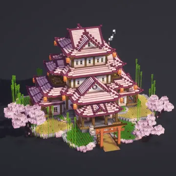 Cherry Japanese Temple 2