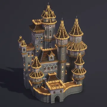 Fantasy Stone Castle