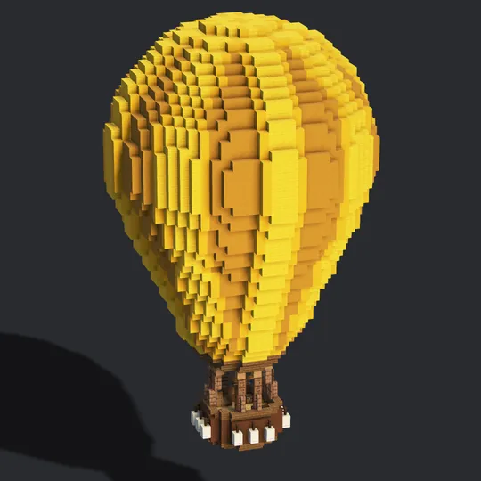 Yellow Hot-air Balloon